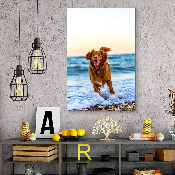 Honoring a Beloved Pet's Memory with a Custom Canvas Print